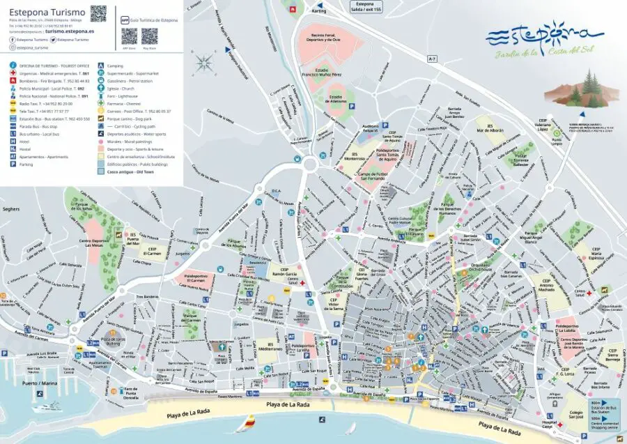 ¿Dónde descargar un mapa de Estepona en pdf?