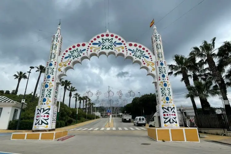 Arch of the Estepona Fair