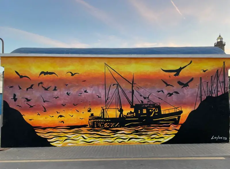 Mural in Estepona Fishing Port