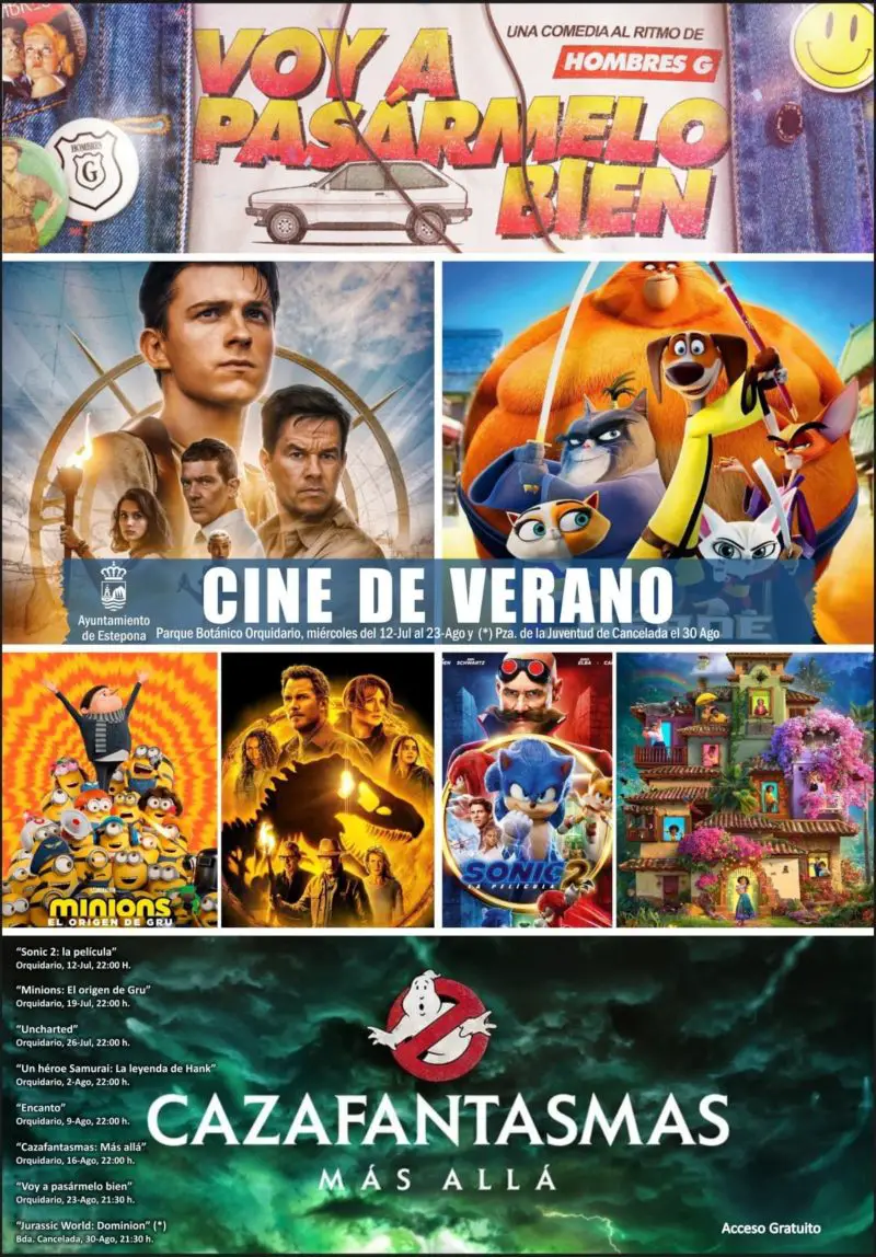 Summer cinema in Estepona 2023