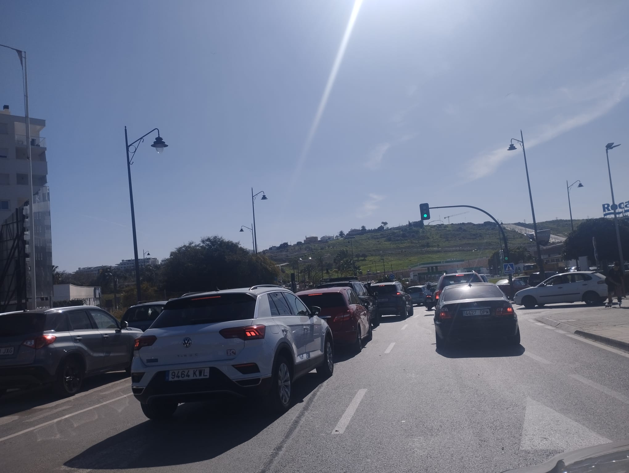 Problemas de tráfico en Estepona