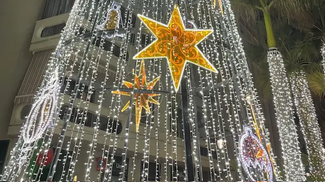 Se encienden las luces de Navidad en Estepona 2023