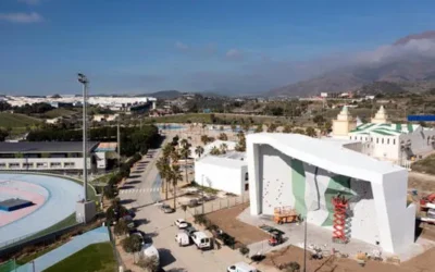Estepona’s climbing wall, the largest open-air climbing wall in Spain